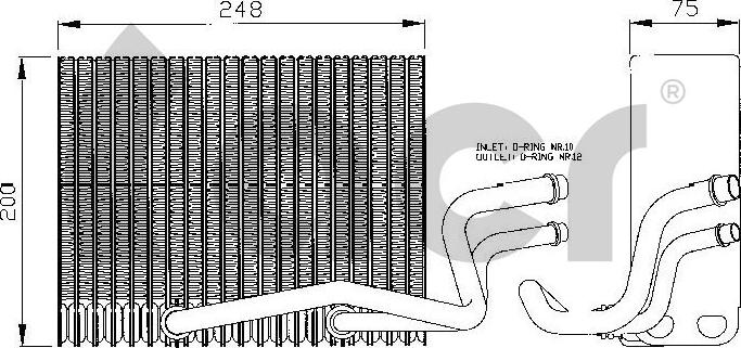 ACR 310154 - Évaporateur climatisation droxauto.com