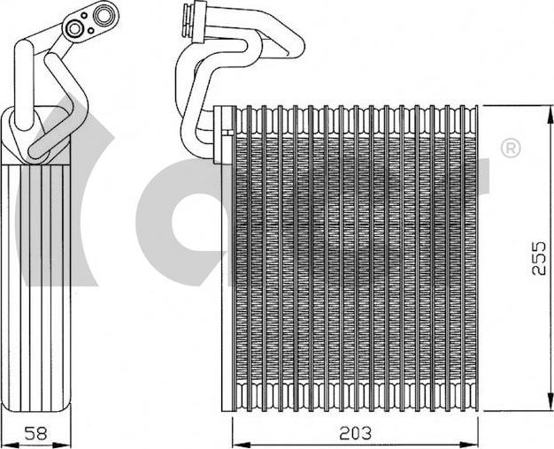 ACR 310167 - Évaporateur climatisation droxauto.com