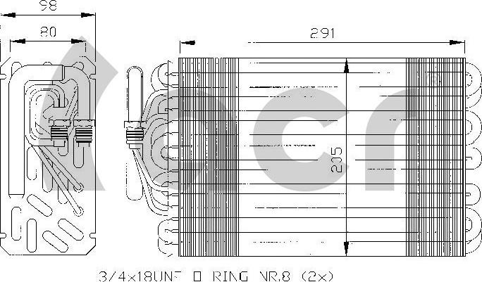 ACR 310106 - Évaporateur climatisation droxauto.com