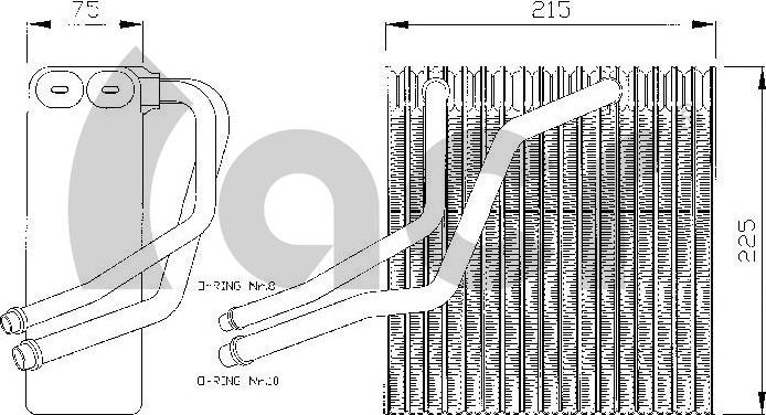 ACR 310130 - Évaporateur climatisation droxauto.com