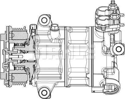 AES PSH 090.595.024.310 - Compresseur, climatisation droxauto.com