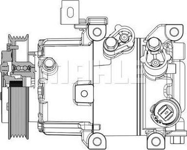 AES PSH 090.255.009.310 - Compresseur, climatisation droxauto.com