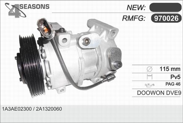 AHE 970026 - Compresseur, climatisation droxauto.com