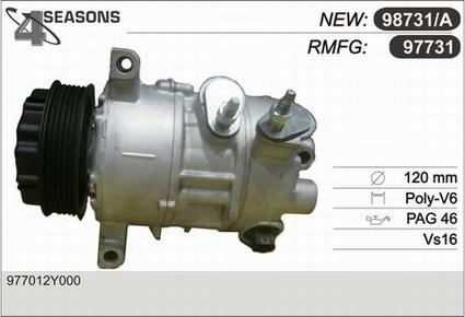 AHE 97731 - Compresseur, climatisation droxauto.com
