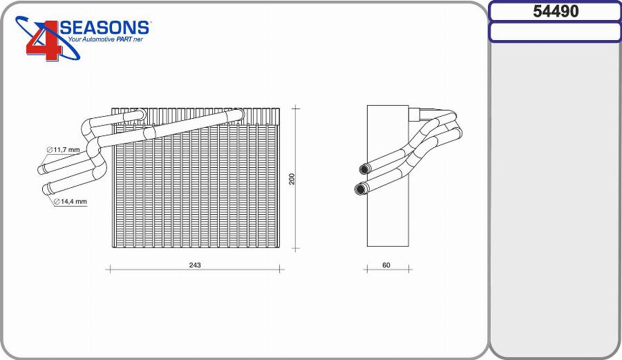 AHE 54490 - Évaporateur climatisation droxauto.com