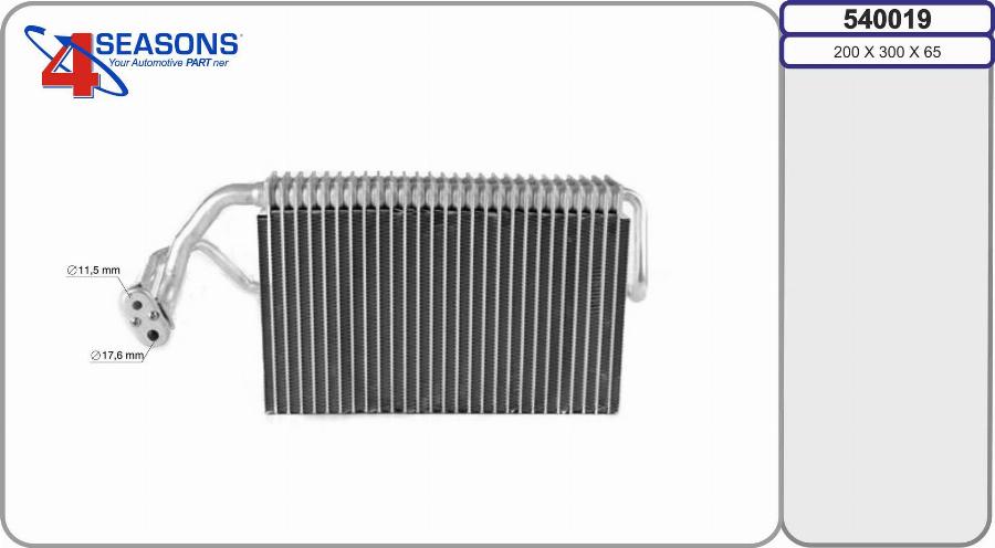 AHE 540019 - Évaporateur climatisation droxauto.com