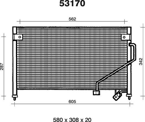 AHE 53170 - Condensateur, climatisation droxauto.com