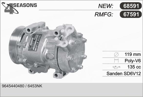 AHE 67591 - Compresseur, climatisation droxauto.com