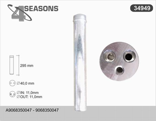 AHE 34949 - Filtre déshydratant, climatisation droxauto.com