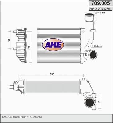 AHE 709.005 - Intercooler, échangeur droxauto.com