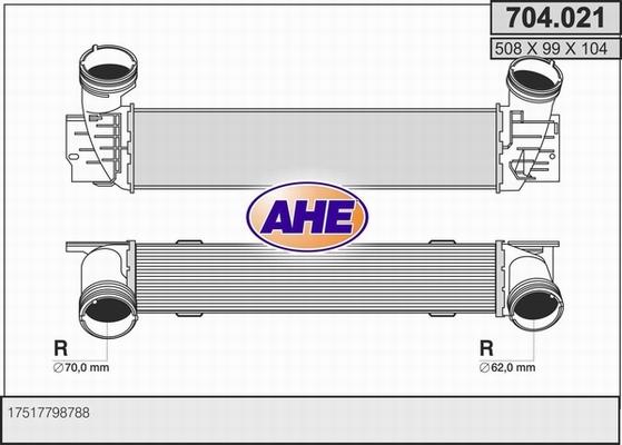 AHE 704.021 - Intercooler, échangeur droxauto.com