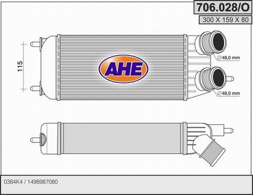 AHE 706.028/O - Intercooler, échangeur droxauto.com