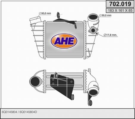 AHE 702.019 - Intercooler, échangeur droxauto.com
