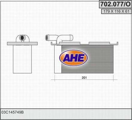AHE 702.077/O - Intercooler, échangeur droxauto.com