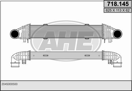 AHE 718.145 - Intercooler, échangeur droxauto.com