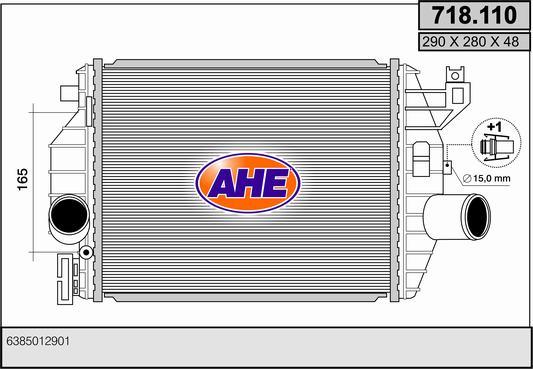 AHE 718.110 - Intercooler, échangeur droxauto.com