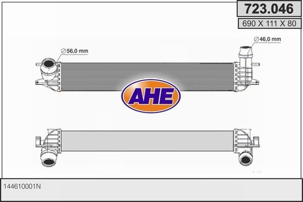 AHE 723.046 - Intercooler, échangeur droxauto.com