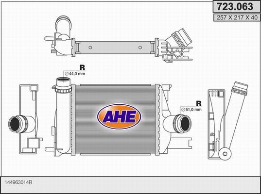 AHE 723.063 - Intercooler, échangeur droxauto.com