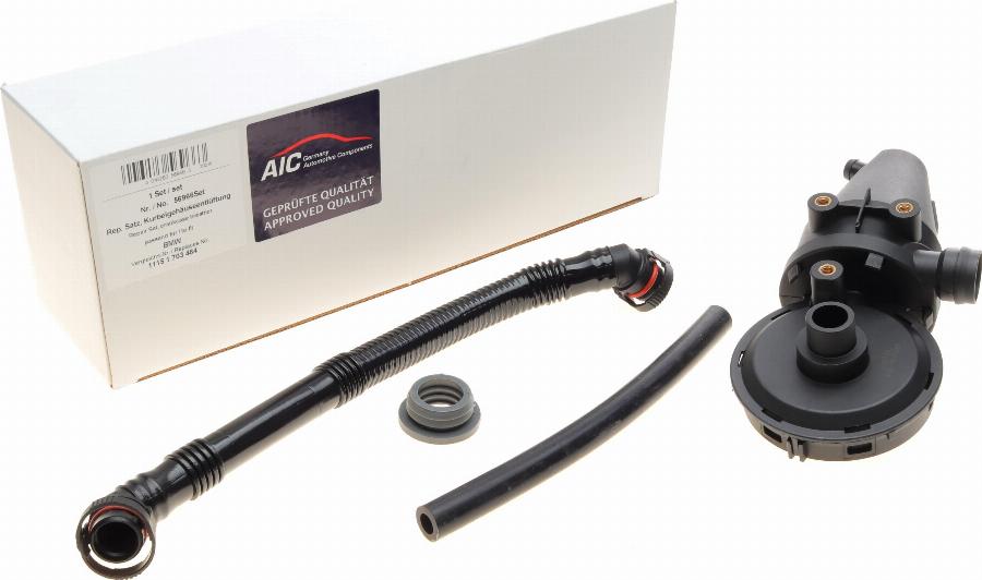 AIC 56966Set - Kit de réparation, ventilation du carter-moteur droxauto.com