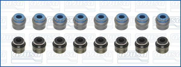 Ajusa 57097800 - Jeu de joints d'étanchéité, tige de soupape droxauto.com