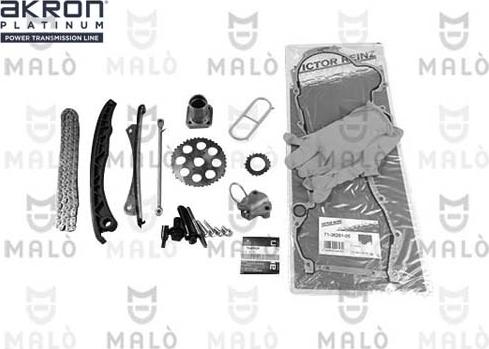 AKRON-MALÒ 909016AK - Kit de distribution par chaîne droxauto.com