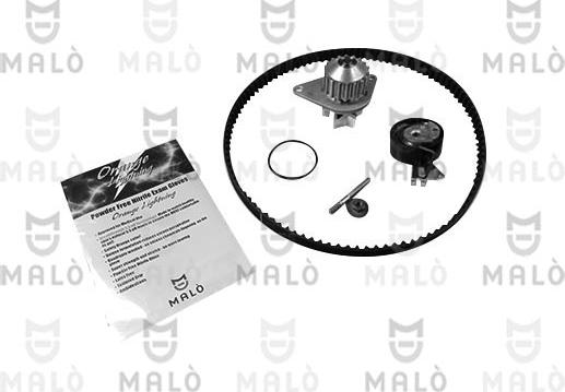 AKRON-MALÒ 1555065 - Pompe à eau + kit de courroie de distribution droxauto.com