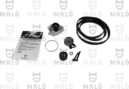 AKRON-MALÒ 1555001 - Pompe à eau + kit de courroie de distribution droxauto.com