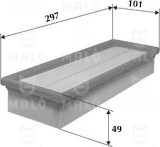 AKRON-MALÒ 1500490 - Filtre à air droxauto.com