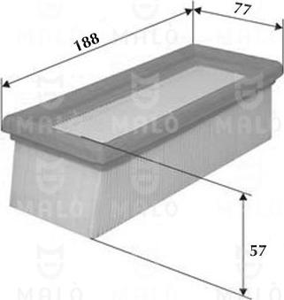 AKRON-MALÒ 1500442 - Filtre à air droxauto.com