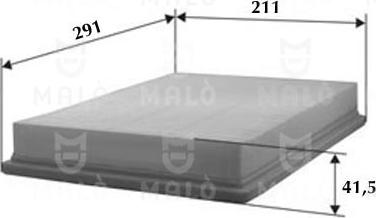 AKRON-MALÒ 1500468 - Filtre à air droxauto.com