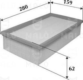 AKRON-MALÒ 1500408 - Filtre à air droxauto.com