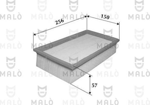 AKRON-MALÒ 1500415 - Filtre à air droxauto.com