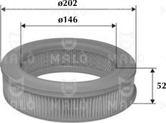 AKRON-MALÒ 1500429 - Filtre à air droxauto.com