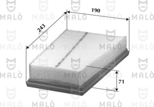 AKRON-MALÒ 1500591 - Filtre à air droxauto.com