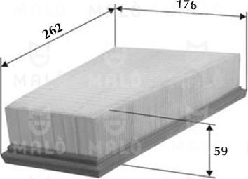 AKRON-MALÒ 1500553 - Filtre à air droxauto.com