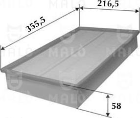 AKRON-MALÒ 1500503 - Filtre à air droxauto.com