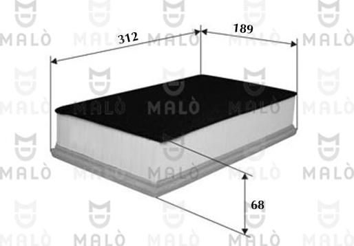 AKRON-MALÒ 1500586 - Filtre à air droxauto.com