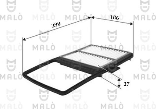 AKRON-MALÒ 1500587 - Filtre à air droxauto.com