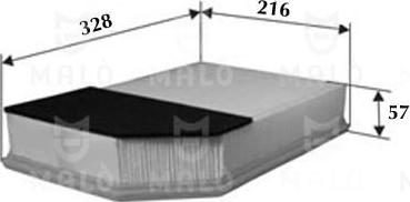 AKRON-MALÒ 1500537 - Filtre à air droxauto.com