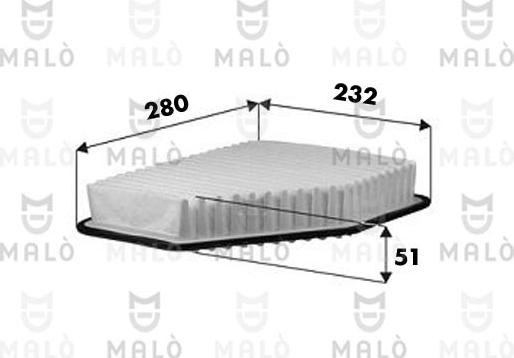 AKRON-MALÒ 1500660 - Filtre à air droxauto.com