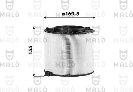 AKRON-MALÒ 1500668 - Filtre à air droxauto.com