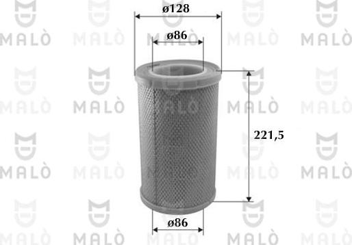 AKRON-MALÒ 1500603 - Filtre à air droxauto.com