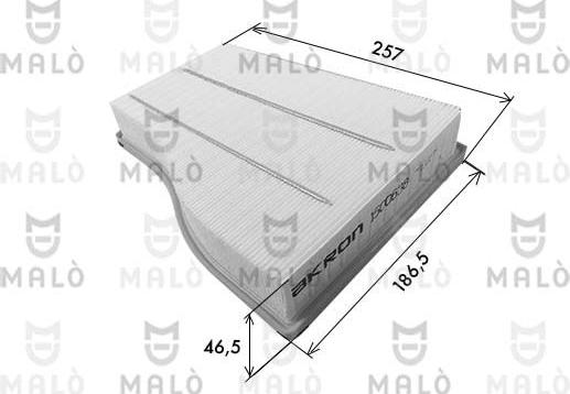 AKRON-MALÒ 1500638 - Filtre à air droxauto.com