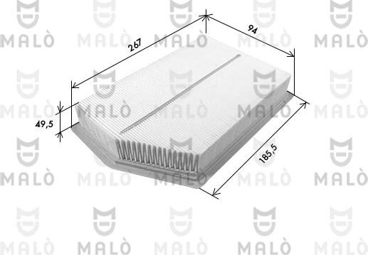 AKRON-MALÒ 1500623 - Filtre à air droxauto.com