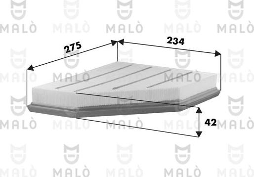 AKRON-MALÒ 1500671 - Filtre à air droxauto.com