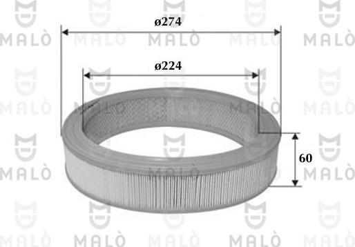 AKRON-MALÒ 1500096 - Filtre à air droxauto.com