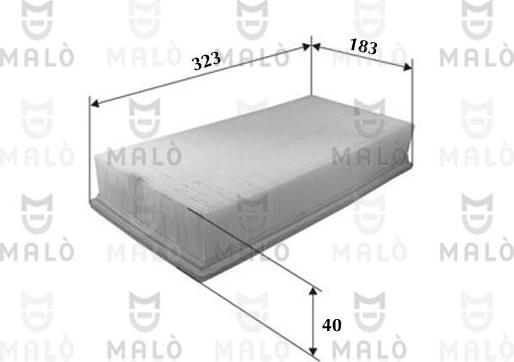 AKRON-MALÒ 1500093 - Filtre à air droxauto.com