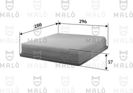 AKRON-MALÒ 1500052 - Filtre à air droxauto.com