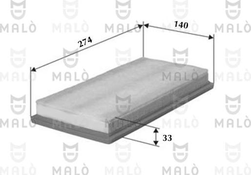 AKRON-MALÒ 1500060 - Filtre à air droxauto.com