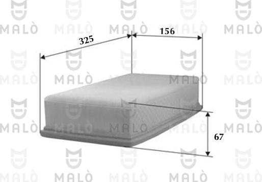 AKRON-MALÒ 1500063 - Filtre à air droxauto.com